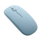 Basic Tech - Souris sans fil SI, bleu-Fini mat chic