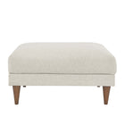 Modway - Zoya Duvet Rempli Trop Rempli Ottoman - Tissu ivoire-Assemblée requise