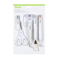 Cricut - Ensemble D'Outils De Base Cricut-L’ensemble de 5 pièces comprend les outils de précision dont vous avez besoin pour soulever, pincer, polir et mouiller une grande variété de matériaux