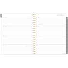 Cambridge - Agenda scolaire hebdomadaire/mensuel rose graphique 2024-2025 - 8 1/2 po x 11 po - noir/blanc - bilingue -Un mois sur 2 pages avec blocs quotidiens, une section de notes et des calendriers de référence des mois passés / futurs. 