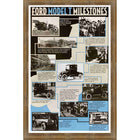 Ford Model T Milestones - Impression encadree - 30" x 39"-Impression d'art de haute qualité avec passe-partout et encadrement professionnel