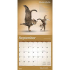 Plato - 2026 Yoga Chats Together Officiel Calendrier mural Suspendu Mensuel - 30,5 cm l x 61 cm H - Anglais-Grandes Pages de Jour Spacieuses - Tous les jours fériés les plus importants et les phases de la lune sont indiqués, avec beaucoup d'espace pour inscrire des notes et des rendez-vous