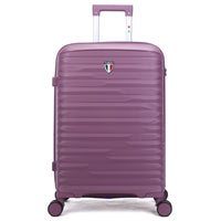 TUCCI - Bagage d'enregistrement à coque rigide  Lussore 28 po - Violet-Conçu en Italie – Savoir-faire et style italiens premium. Fabriqué avec une coque rigide en polypropylène haut de gamme, flexible, légère et conçue pour durer