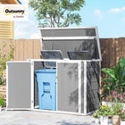 Outsunny remise de rangement extérieur 41 pi³-Couvercle à levage pneumatique pour une ouverture et une fermeture faciles  
