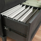 Sauder - La Collection Tiffin Line Classeur latéral - Finition Raven Oak-Fini sur tous les côtés pour d'emplacement polyvalentes