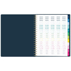 AT-A-GLANCE - Agenda hebdomadaire/mensuel rayures joyeuses Emily Ley Simplified 2027 - 11 1/4 po H x 9 po l - multicolore - bilingue-Couverture en poly durable avec design des bandes joyeuses