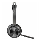 Poly - Casque USBC-C Voyager Focus 2 avec adaptateur USB-C/A - Certifié Microsoft Teams-Fonctionne avec l’appareil de votre choix : PC via le dongle Bluetooth BT700 USB Type C inclus et téléphones portables via Bluetooth