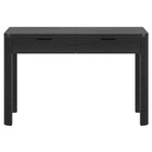 Hudson&Canal - Bureau Lonsdale 48'' - Grain noir-Fabriqué à partir de matériaux MDF robustes avec une finition grainée noire artisanale