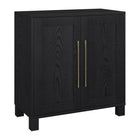 Hudson&Canal - Meuble d'appoint Chabot de 28 po de largeur - Grain noir-Design contemporain moderne pour votre bureau à domicile, votre chambre ou vos espaces de vie