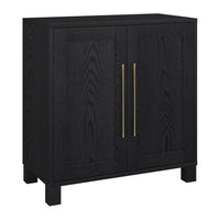 Hudson&Canal - Meuble d'appoint Chabot de 28 po de largeur - Grain noir-Design contemporain moderne pour votre bureau à domicile, votre chambre ou vos espaces de vie