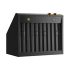 KUCHT KRHG300-GL 30 po Hotte sous armoire - avec commandes numériques - 900 CFM - Gemstone/Or-Équipée de deux lampes DEL, cette hotte au design sans soudure offre une meilleure visibilité pendant la cuisson et rehausse l’apparence de votre cuisinière Kucht de style professionnel