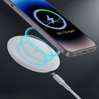 MyBat - Tapis de chargement sans fil Pro 15 watts, Blanc-Conception ultra fine et compacte