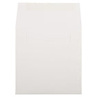 JAM Paper - Enveloppes d'invitation carrées Strathmore - 6 po x 6 po - vélin blanc brillant - 25/paquet (900958831)-Taille: 6 x 6 pouces