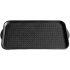 Zenith Safety - Plateau à chaussures - Noir - Paquet de 6-Fabrication durable en plastique avec rebord surélevé pour retenir la neige fondante, la boue et le sel