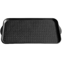 Zenith Safety - Plateau à chaussures - Noir - Paquet de 6-Fabrication durable en plastique avec rebord surélevé pour retenir la neige fondante, la boue et le sel