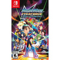 Mega Man Star Force Legacy Collection pour Nintendo Switch-Sept jeux spectaculaires dans une même collection - La Mega Man Star Force Legacy Collection inclut les titres suivants dans une même collection : Mega Man Star Force Pegasus, Mega Man Star Force Leo, Mega Man Star Force Dragon, Mega Man Star Force 2 Zerker x Ninja, Mega Man Star Force 2 Zerker x Saurian, Mega Man Star Force 3 Black Ace, Mega Man Star Force 3 Red Joker
