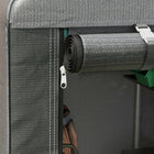 Outsunny - Tente de hangar de stockage extérieur 4x6 pi pour outils de jardin-Grande porte zippée pour un accès facile 