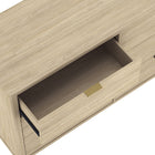 Manhattan Comfort - Evelyn 60" Moderne Commode à 6 Tiroirs Double - Naturel-Grande capacité de rangement – Un espace intérieur soigneusement conçu garde vos essentiels bien organisés et à portée de main