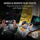 Razer - Kishi V3 Pro USB C Manette Gaming pour Android, iPhone, iPad Mini-Boutons arrière de souris à double clic et gâchettes adhérentes: 4 boutons amovibles pour les surpasser tous. Profitez du même actionnement ultra-réactif que celui de nos meilleures souris de jeu grâce aux 2 boutons arrière intégrés aux poignées ergonomiques de la manette, surmontés de 2 gâchettes adhérentes pour un contrôle encore plus précis