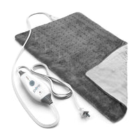 Pure Enrichment - Coussin chauffant PureRelief Deluxe-4 Réglages De Chaleur : le contrôleur LED ajuste 4 réglages de chaleur de chaud à élevé en fonction de votre niveau de confort