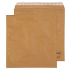 Spicers - Sac d’expédition kraft extensible avec fond carré à peler et coller - 16,125 po x 15,75 po x 4 po-Sacs d’expédition kraft extensible
