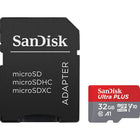 SanDisk - Carte microSD UHS-I Ultra Plus 32 Go-Capture vidéo Full HD
