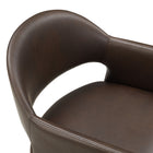 Modway - Talia Cuir végane Fauteuil à manger - Espresso-9