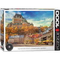 Eurographics - Casse-tête du Quartier Petit-Champlain, Québec - 1000 pièces-Carton recyclé