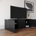 Nexera - Trelisse Meuble Tele 3 portes Noir 60 pouce-5