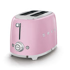 SMEG - Toasteur Rétro À 2 Tranches - Rose-Obtenez un confort optimal avec le popup de tranches automatique.