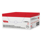 Cascades PRO Tuff-Job Chiffons antimicrobiens pour services alimentaires - Pliure 1/4 - Blanc - Paquet de 150-Le traitement antimicrobien protège la serviette contre la formation de bactéries, de moisissures et de mildiou qui causent des odeurs