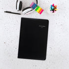 AT-A-GLANCE - Agenda de poche hebdomadaire 2027 - 6 1/16 po H x 3 5/8 po l - noir - bilingue-Couverture en similicuir noir