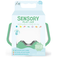 Glo Pals - Pots sensoriels - Porte-bonheur - Sarcelle-Le bocal activé par l'eau passe par 9 couleurs apaisantes