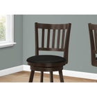 Monarch Specialties - 1237 Tabouret De Bar - Lot de 2/ 39"H Comptoir/ Pivotant/ Expresso - Paquet de 2-3