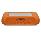 LaCie - Disque dur portable Rugged USB-C, 2 To-Adaptateur USB 3.0 inclus compatible avec PC et Mac