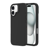 AXS - PROTech Pulse D3O étui fabriqué avec du plastique recyclé pour Apple iPhone 16 - Noir-Testé pour des chutes de 12 pieds, soutenu par la technologie D3O®