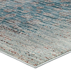 Modway - Hesper Treillis floraux contemporains vieillis Tapis de 5 pi l x 8 pi L - Beige sarcelle et brun-Haute densité / Tissé à la machine