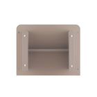 Manhattan Comfort - Table de nuit moderne Ella 19,7" - Mocha-Garantie limitée du fabricant de 30 jours