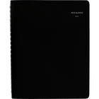 AT-A-GLANCE - Cahier de rendez-vous quotidien pour groupe de quatre personnes 2026 - 11 po H x 7 7/8 po l - noir - anglais-12 mois : janvier 2026 à décembre 2026