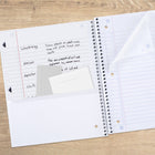 Five Star - Cahier Jellied Pink à 1 matière – 11 po H x 8 1/2 po l – 160 pages-Recadrez et modifiez vos numérisations pour créer des cartes-éclairs numériques personnalisées.