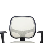 Brassex - Kelvis Chaise de bureau - crème-Roulettes en nylon de 50 mm