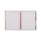 The Happy Planner - Planificateur durable Floral Frenzy 2025-2026 12-mois-Le système de reliure par disque vous permet d’ajouter/retirer des pages et de les personnaliser avec des accessoires encliquetables