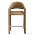 Modway - Talia 41 pouces Cuir végane Tabouret de bar - Grillé-Arrivée entièrement assemblée