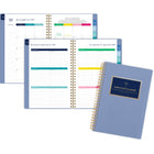 AT-A-GLANCE - Agenda hebdomadaire/mensuel Emily Ley bleu français 2025 - 8 1/2 po H x 5 3/8 po l - Bleu - Bilingue-Format des pages : 8 1/2 po H x 5 3/8 po l