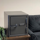 SA Consumer Products - Coffre résistant au feu avec verrou biométrique - 1,25 pi³ - 15" H x 14,5" L x 17,5" P - Noir-5
