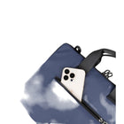 Tucano - Gommo Slim Sac Slim pour ordinateurs portables 15,6 po et MacBook Pro 16 po - Bleu-Poche avant pour accessoires