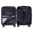Travelite - Epicure 24 po Valise d'enregistrement rigide moyenne - Noir-Fonction d'expansion de 2 pouces pour une plus grande capacité de rangement