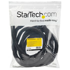 StarTech - Manchon de gestion de câbles StarTech de 15' (4,6 m) - Enroulement de câble enroulé flexible-Longueur personnalisée : ce manchon de gestion des câbles réglable de 4,6 m peut être coupé à la longueur souhaitée, connectez plusieurs manchons ensemble pour étendre et personnaliser votre solution de gestion des câbles