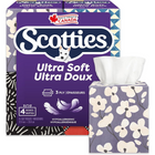 Scotties - Ultra doux, mouchoirs à 3 épaisseurs de qualité supérieure - Paquet de 4-Mouchoirs à 3 plis: Conçus pour la douceur et l'absorption, ces mouchoirs sont parfaits pour ceux qui accordent de l'importance au confort