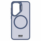 Blu Element - Coque Chromatic Kick Compatible MagSafe Galaxy S25 - Bleu Marine-Testée pour résister à des chutes de 1,8 m